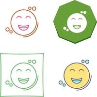 Happy Icon Design vector