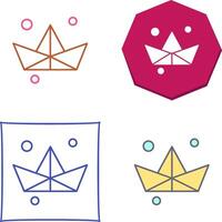 Origami Icon Design vector