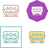 Sofa Icon Design vector