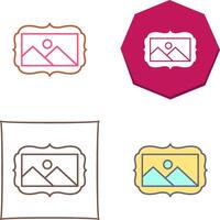 Frame Icon Design vector