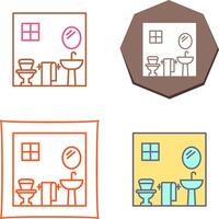 Bathroom Icon Design vector