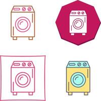 Washing Machine Icon Design vector