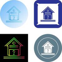 Unknown Icon Design vector