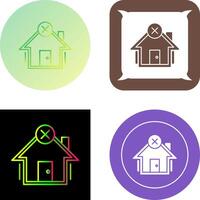 Non Verify Icon Design vector