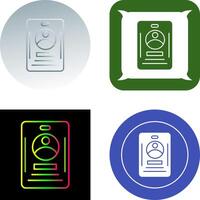 Office Card Icon Design vector