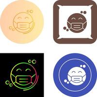 Mask Icon Design vector