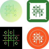 Tic Tac Toe Icon Design vector