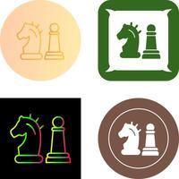 diseño de icono de pieza de ajedrez vector