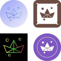 Origami Icon Design vector