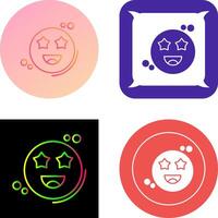 Starstruck Icon Design vector