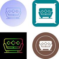 Sofa Icon Design vector