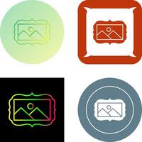 Frame Icon Design vector