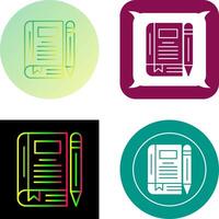 Diary Icon Design vector