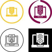 Research Icon Design vector
