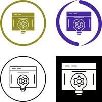 Inovation Icon Design vector