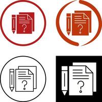 Question Icon Design vector