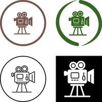 Movie camera Icon Design vector