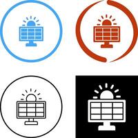 diseño de icono del sistema solar vector