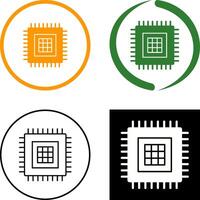 Processor Icon Design vector