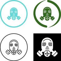Gas Mask Icon Design vector