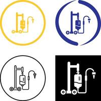 Intravenous Icon Design vector