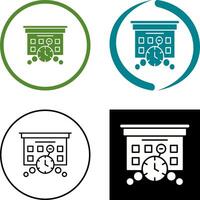 Deadline Icon Design vector