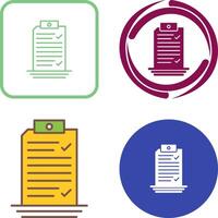 Check List Icon Design vector