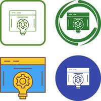 Inovation Icon Design vector