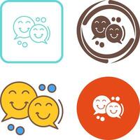 Chatting Icon Design vector