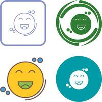 Happiness Icon Design vector