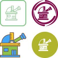 Observatory Icon Design vector