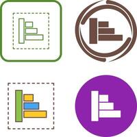 Object Alignment Icon Design vector