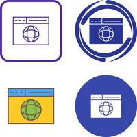 Web Page Icon Design vector