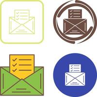 Check List Icon Design vector