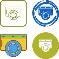Refresh Icon Design vector