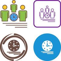 Team Management Icon Design vector