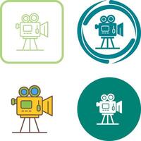 Movie camera Icon Design vector