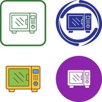 Microwave Icon Design vector