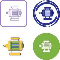 ELectric Motor Icon Design vector