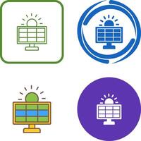 diseño de icono del sistema solar vector