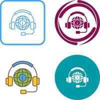Call Center Icon Design vector