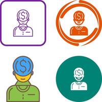 Founder Icon Design vector