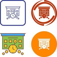 Deadline Icon Design vector