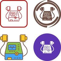 Defribillator Icon Design vector