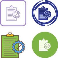 Check List Icon Design vector