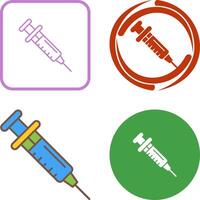 Injection Icon Design vector