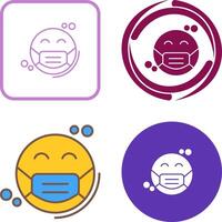 Mask Icon Design vector