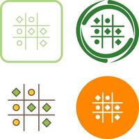 Tic Tac Toe Icon Design vector