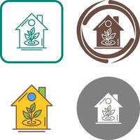 Plant Icon Design vector