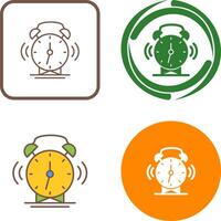 Alarm Clock Icon Design vector